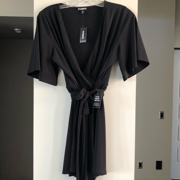 Express Pants - NEW Black Romper